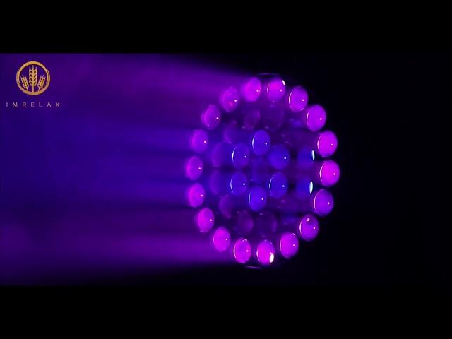 IMRELAX 37x15W Zoom Wash Moving Head Stage Light Zoom Angle from 5° to 40° 24/48 DMX Channels