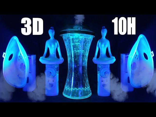 ASMR Aerosol 3D: Five Nebulizers with Bass Sounds for Total Relaxation 