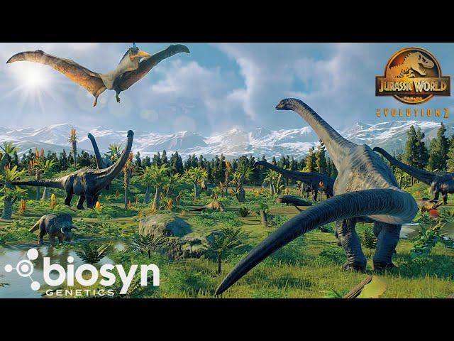 Biosyn sanctuary - Valley of the dinosaurs, Jurassic world evolution