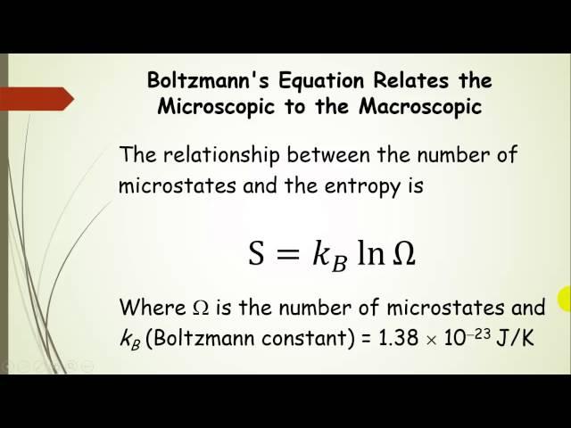 Entropy, Microstates, and the Boltzmann Equation Pt 2