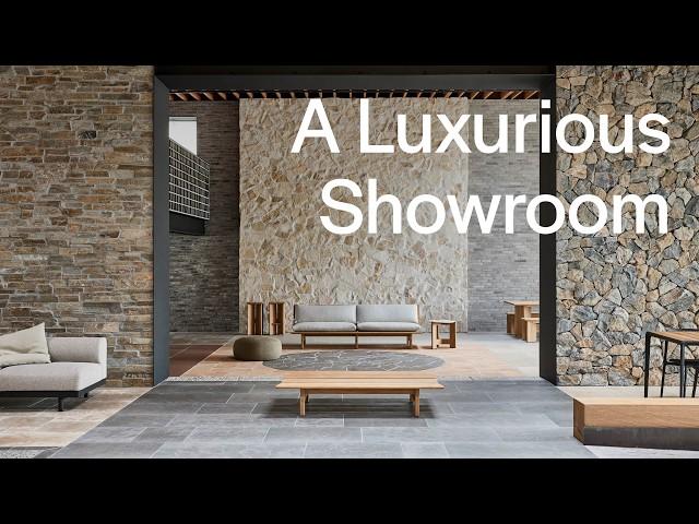 Inside A Luxurious Showroom For Finishes and Furniture