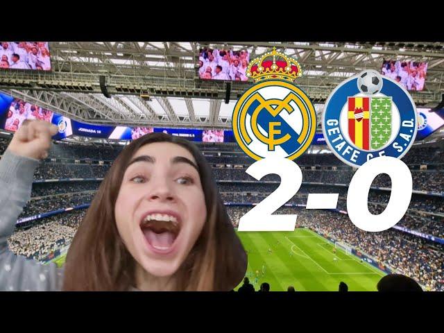 VICTORIA MUY IMPORTANTE del Real Madrid 2-0 Getafe en el Santiago Bernabéu  REACCIÓN MADRIDISTA