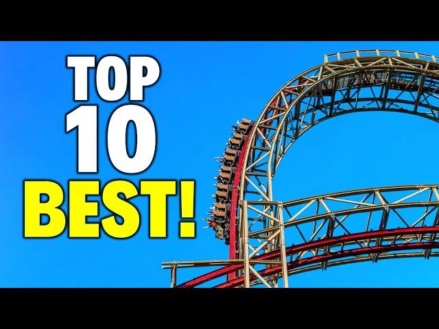 Top 10 BEST Theme Parks For INSANE Roller Coasters!