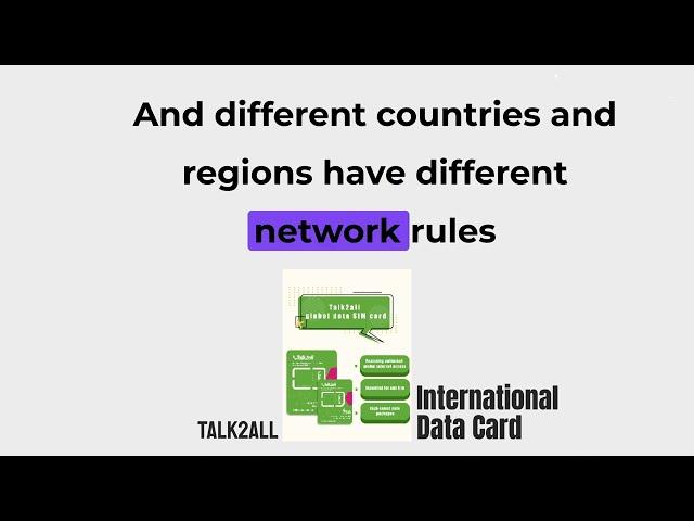 Talk2all International Data Cards Allow You to Enjoy Network Access Anytime, Anywhere!"