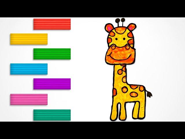 Making Animals with Plasticine and Paints | Best Learning Video for Toddlers