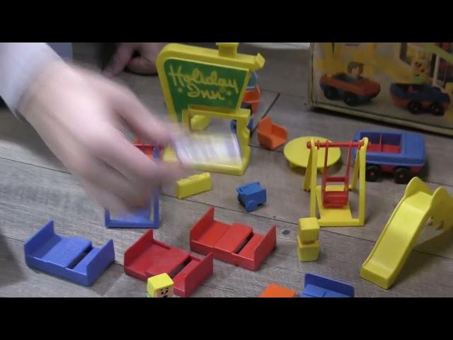 Playskool Familiar Places Holiday Inn Playset! Great Vintage Toy!