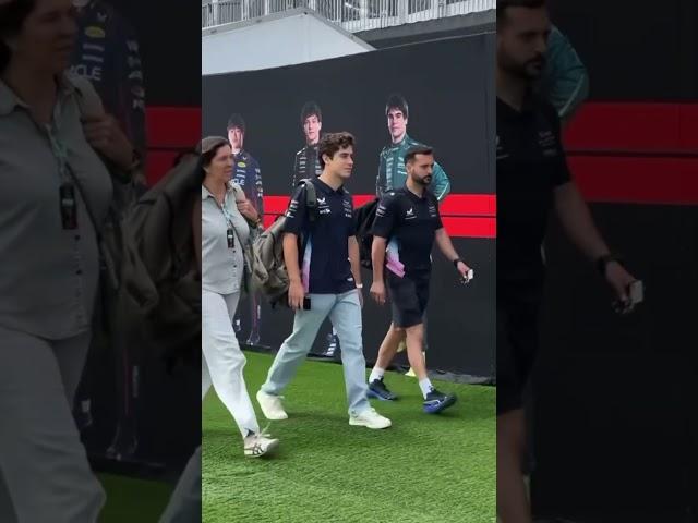 F1 Drivers arrive in Paddock in Canada #F1 #Formula1 #Shorts