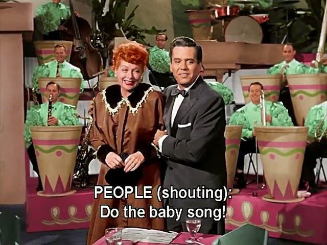 I LOVE LUCY - Lucy Tells Ricky She's Pregnant - In Color