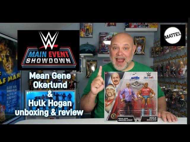 Mattel WWE Main Event Showdown series 19 Hulk Hogan & Mean Gene Okerlund unboxing & review.