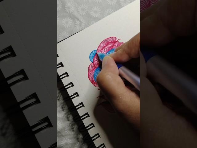 180Abstract art | Simple Line Drawing #artvideo #satisfyingart #relaxingart #lineart