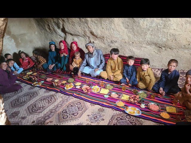 Happy Eid; Celebrating Eid AI Fitr in 2000 years cave|Village life Afghanistan