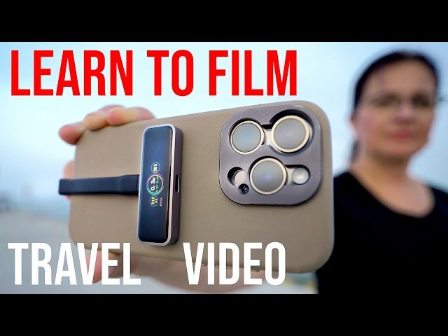 How to film a CINEMATIC TRAVEL VIDEO with iPhone 15 pro, gimbal & ZIKE | TUTORIAL FOR BEGINNERS