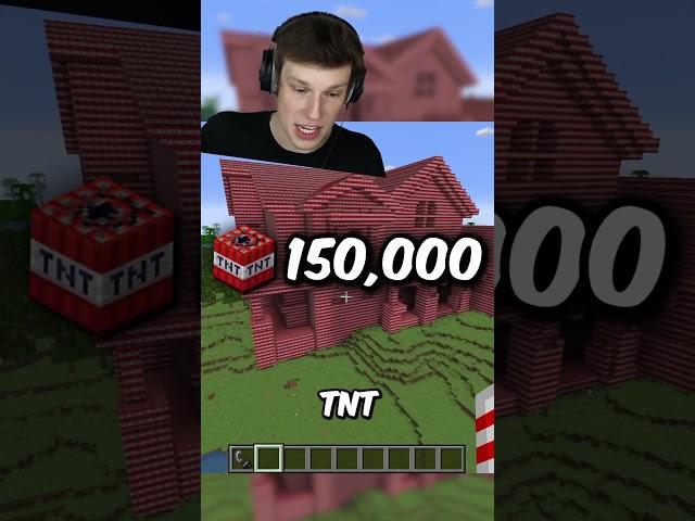 Exploding 1,000,000 TNT in Minecraft!