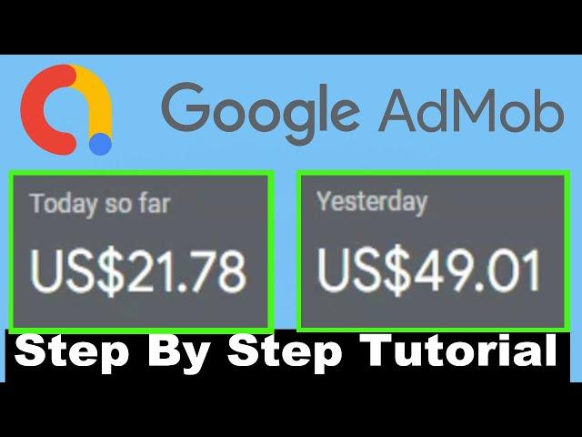 I Made $21.78 Today in 3 steps with AdMob: A Step-by-Step Guide for App Developers | AdMob Tutorial