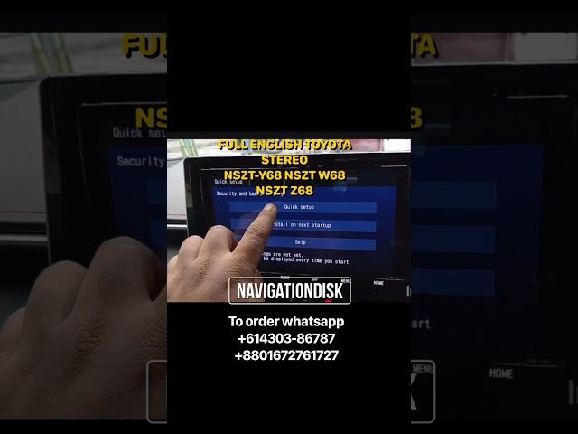 CHR toyota Full English map sd card NSZT-