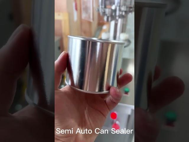 Semi Auto Can Sealer for Tin Cans, #tin can sealing machine , metal cans seaming equipment Supplier