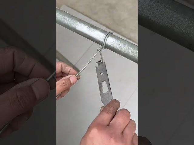 It is easier and faster than winding wire with pliers #tools