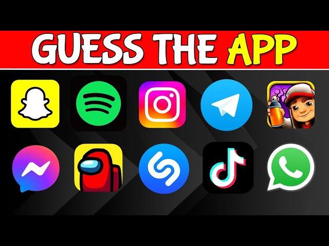 Guess the Logo in 3 Seconds |100 Apps Logo Quiz