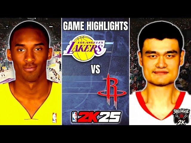NBA 2K25 : LOS ANGELES LAKERS vs HOUSTON ROCKETS | GAME HIGHLIGHTS