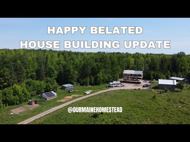 Roofing Insulation Project // Building Our Dream Off Grid Home // Maine Homesteading