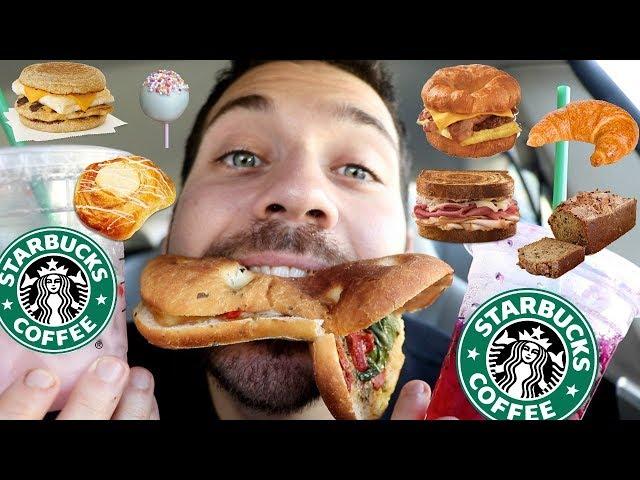 Hi My Name Is Joe and I Never Had Starbucks (MUKBANG)