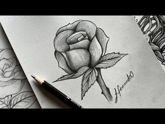 COMO DIBUJAR UNA ROSA A PARTIR DE LA LETRA S