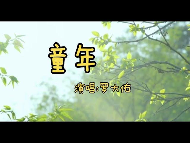 【无广告】童年 #罗大佑