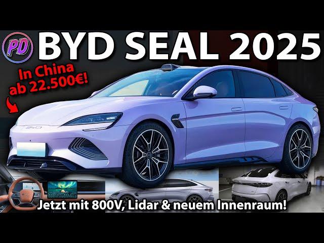 BYD SEAL 2025 - Now with 800V, Lidar & new Interior!