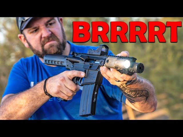 This FULL AUTO BB Gun RIPS! Crosman A4P AR Pistol!