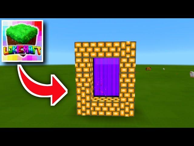 HOW to Make a Portal to NETHER, HEAVEN and END in LokiCraft