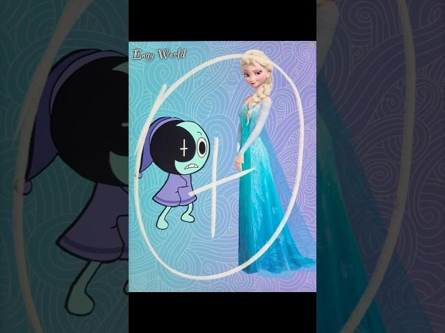 Astro Dandy’s World turned into Elsa #dandysworld #astro #transformation #glowup