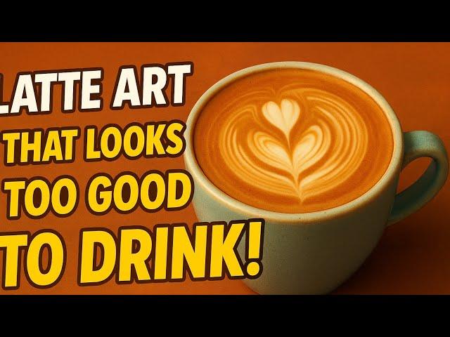 "Latte Art That Looks Too Good to Drink!" 