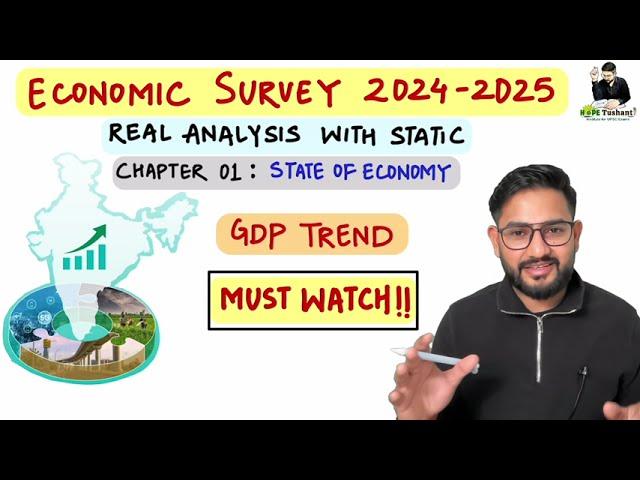 Economic Survey 2024-25 REAL Analysis for UPSC-Pre 2025 #ias #upscexam #upsc #economy #prelims2025