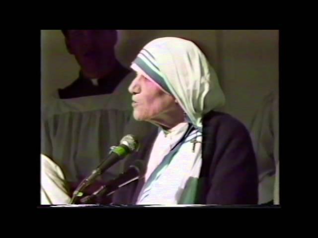 America's Welcome to Mother Teresa June 1986