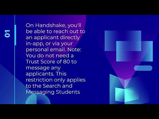 How to Contact Applicants on Handshake