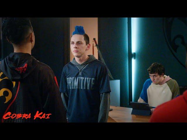 DOJO FINAL FIGHT: Miguel Saves Robby / Hawk vs Kyler [4K] [Part-2/5] | Cobra Kai Season 5