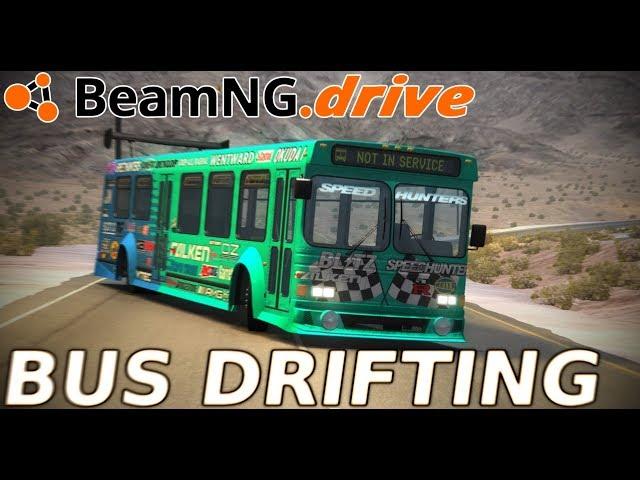 BeamNG.drive | 5 Minutes of Extreme Bus Drifting with Eurobeat