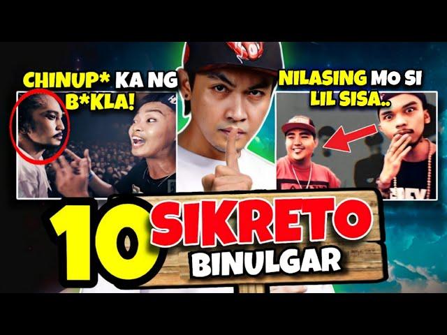 10 SIKRETO | "BINULGAR Sa FLIPTOP"