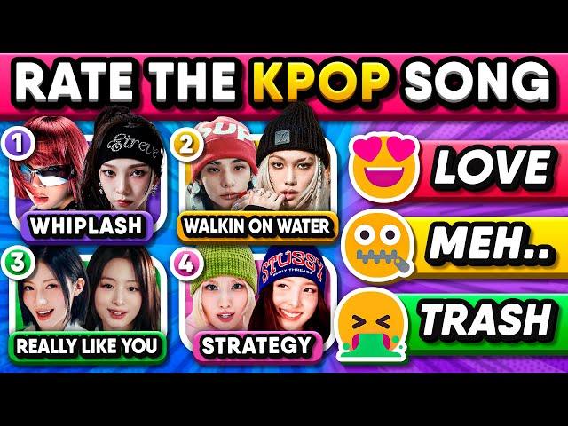 RATE THE KPOP SONG - 50 Popular KPOP Songs  2025 Kpop Quiz