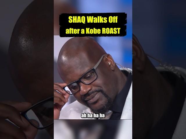 SHAQ Walks Off after a Kobe ROAST