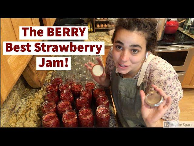 Making and Canning the VERY BEST Low Sugar Strawberry Jam