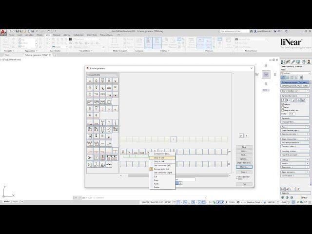 The fastest scheme in the industry | The liNear scheme generator for AutoCAD