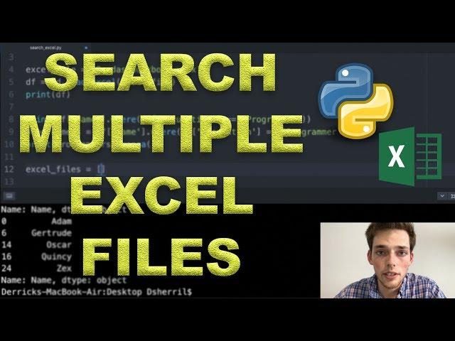 Conditional Search Multiple Excel Files - Excel Python Automation - Five Minute Python Scripts