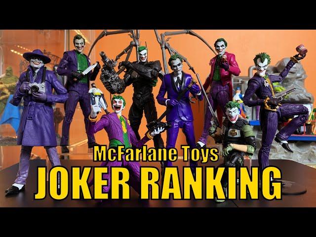 DC Multiverse | Joker Figures Ranked | McFarlane Toys | Joker Team Review & Rankings | DC Comics