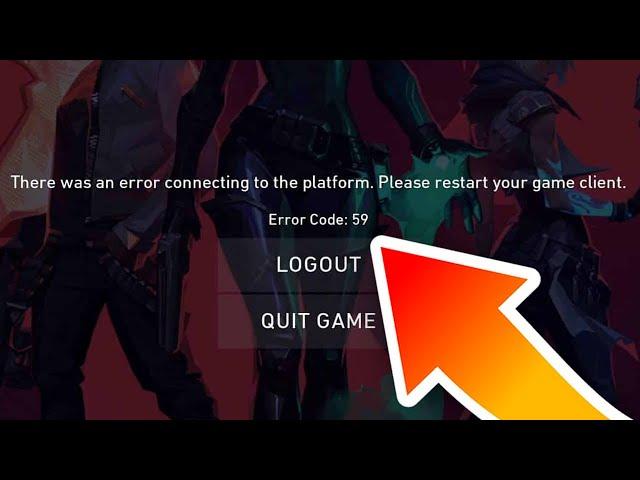 How To FIX Valorant Error Code 59 || SOLVE Error Code Val 59 Problem