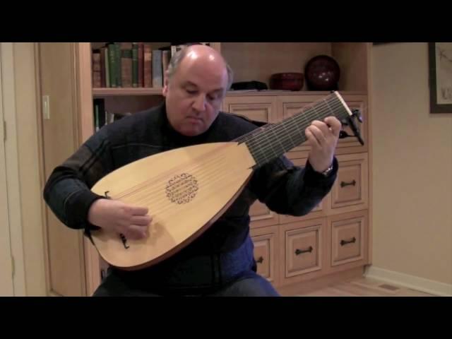 Sabarande and Double by JA Logy for Baroque Lute