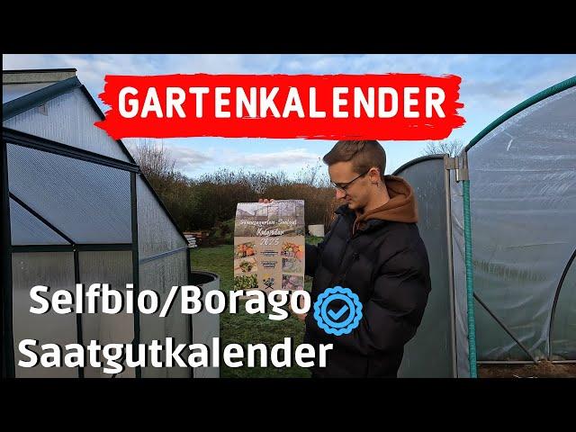 Gemüsegarten Kalender mit Saatgut von @SelfBio - Vorstellung ‍