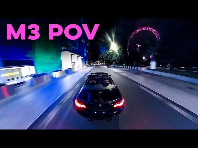 LOUD E92 M3 TERRORISES Central LONDON | POV & 360 Drive and Drifts • Eisenmann V8 Sound