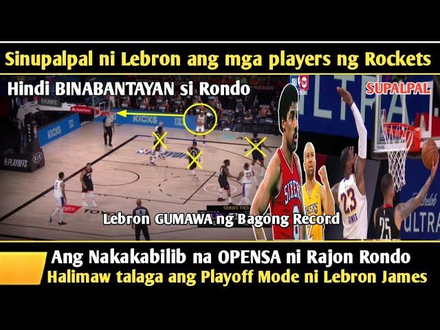 Mahirap Maliitin si Rondo? Lebron Gumawa ng Bagong Record!