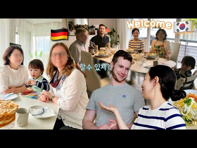 Korean Mom & German In-Laws: Inviting Them for Korean Food Is Son Always Like This? VLOG